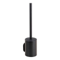 Toilet brush 8 x 35.5 cm, stainless steel/black