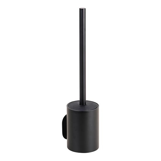 Toilet brush 8 x 35.5 cm, stainless steel/black