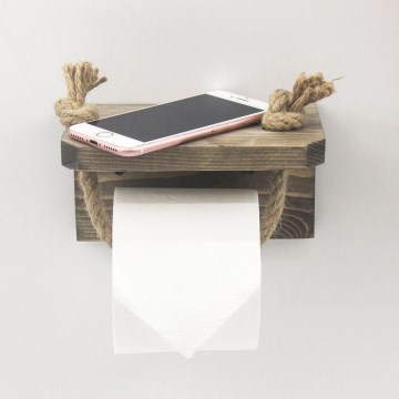 Toilet paper holder 10x17 cm spruce