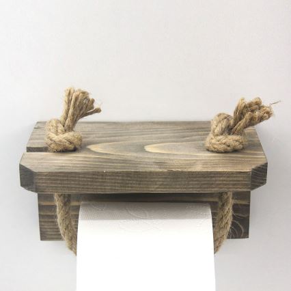 Toilet paper holder 10x17 cm spruce