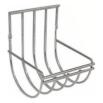 Toilet paper holder 12x12,5 cm shiny chrome