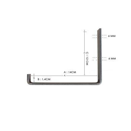 Toilet paper holder 12x14 cm