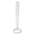 Toilet paper holder 16x55,7 cm shiny chrome