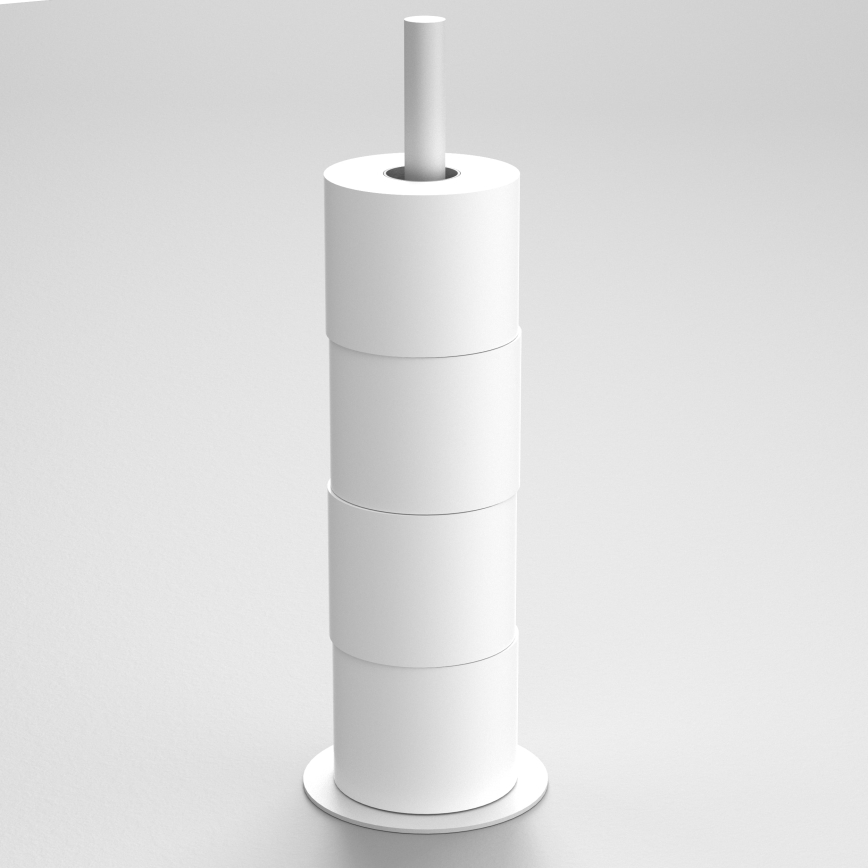 Toilet paper holder 51 cm white