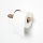 Toilet paper holder BORURAF 8x22 cm black/gold