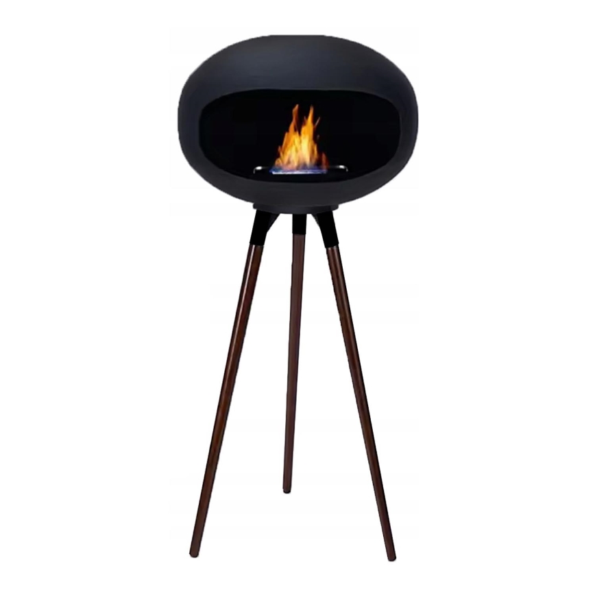 TOKIO Bioethanol Fireplace 45x100 cm, 2 kW, Black