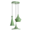 TOM Cable Pendant Light 3x E27/40W/230V, Green