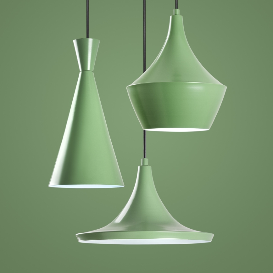TOM Cable Pendant Light 3x E27/40W/230V, Green