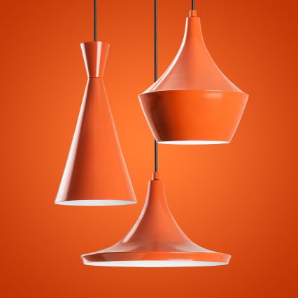 TOM Cord Pendant Light 3xE27/40W/230V Orange