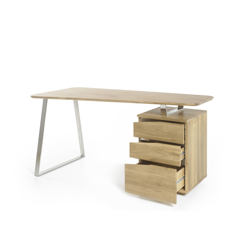TOMI Oak Writing Desk
