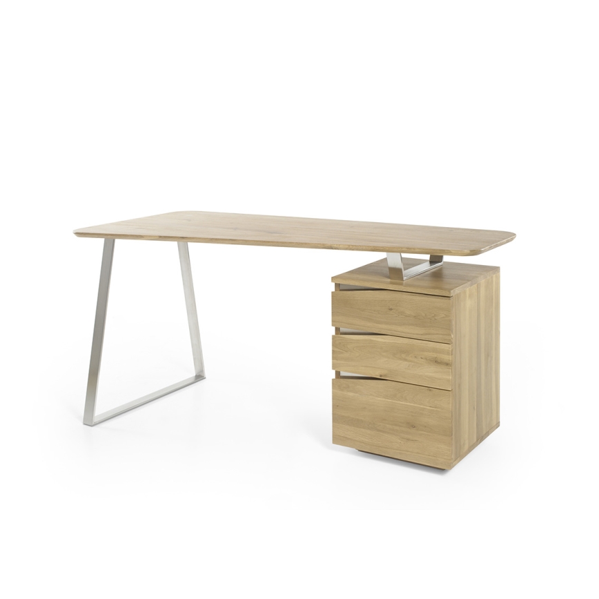 TOMI Oak Writing Desk