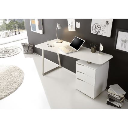 TOMI White Writing Desk