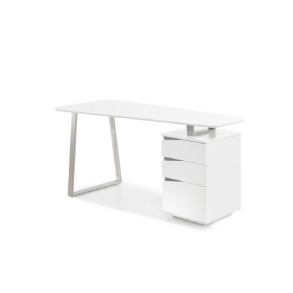 TOMI White Writing Desk