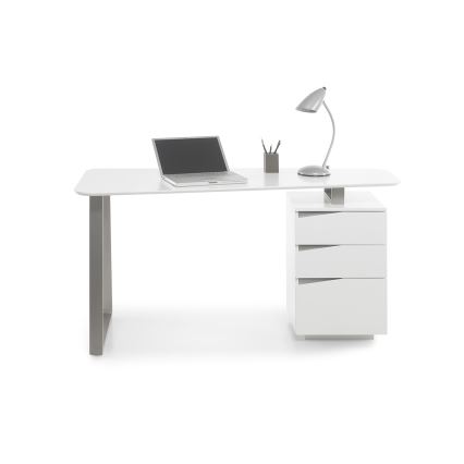 TOMI White Writing Desk