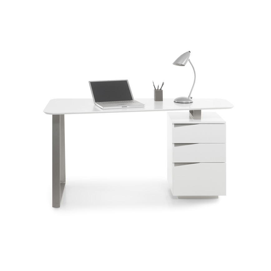 TOMI White Writing Desk