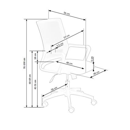 TONA Office Chair — Black