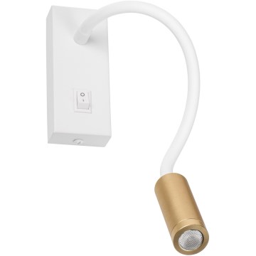 TONIL Flexible LED Lamp, 3.3 W / 230 V — White/Gold