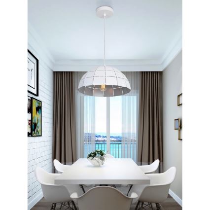 Top Light Apolo 30B - Chandelier on a string APOLO 1xE27/40W/230V white/silver