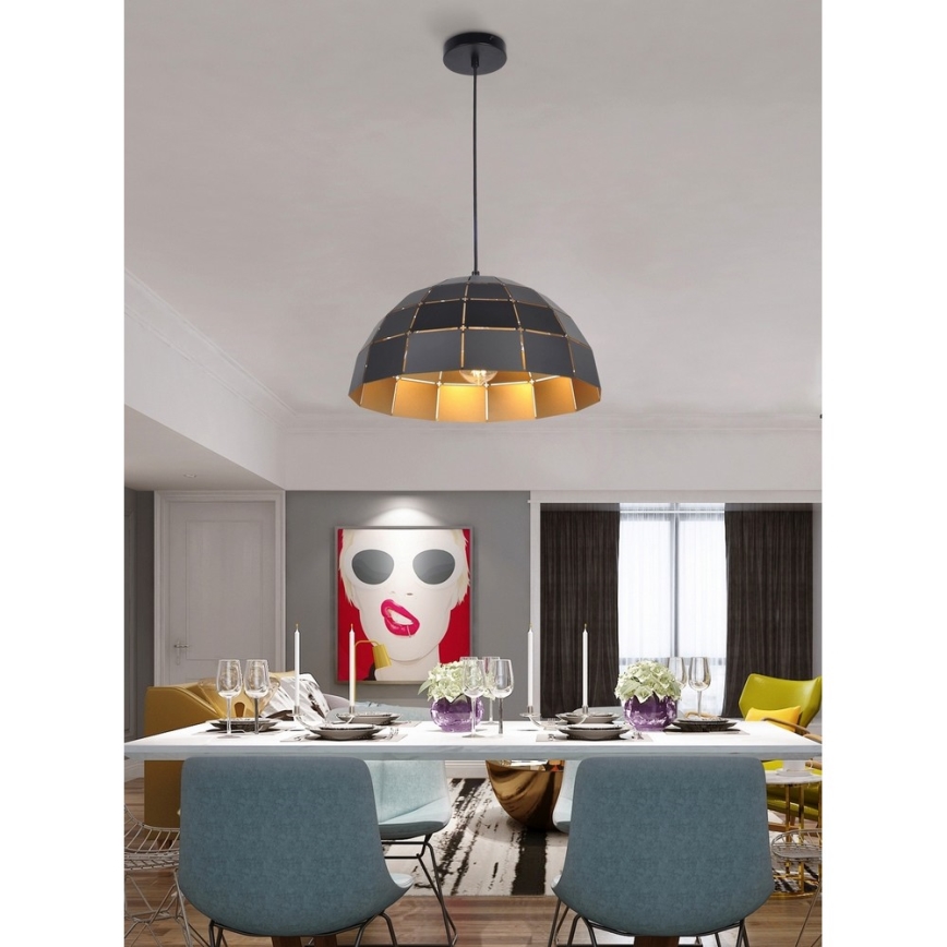 Top Light Apolo 30C - Chandelier on a string APOLO 1xE27/40W/230V gold/black