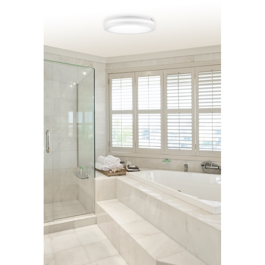 Top Light - COMET LED Bathroom Ceiling Light, 40W/230V, 3000/4000/6500K, IP54, White, Ø 40 cm