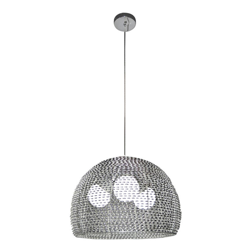 Top Light Davos 50 - Chandelier DAVOS 3xE27/60W/230V shiny chrome