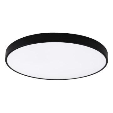 Top Light - Dimmable LED bathroom ceiling light PETAL LED/60W/230V 3000-6500K IP44 diam. 59 cm black + remote control
