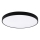 Top Light - Dimmable LED bathroom ceiling light PETAL LED/60W/230V 3000-6500K IP44 diam. 59 cm black + remote control