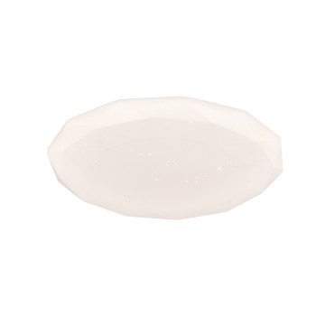 Top Light - Dimmable LED Bathroom Ceiling Light SPARKLE LED/60W/230V 3000-6500K IP44 Ø 49 cm White + Remote Control