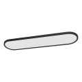 Top Light - Dimmable LED ceiling light (surface-mounted or suspended) OVAL LED/36W/230V 3000-6500K black + remote control