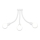 Top Light Galileo 3 B - Pendant chandelier 3xE27/40W/230V