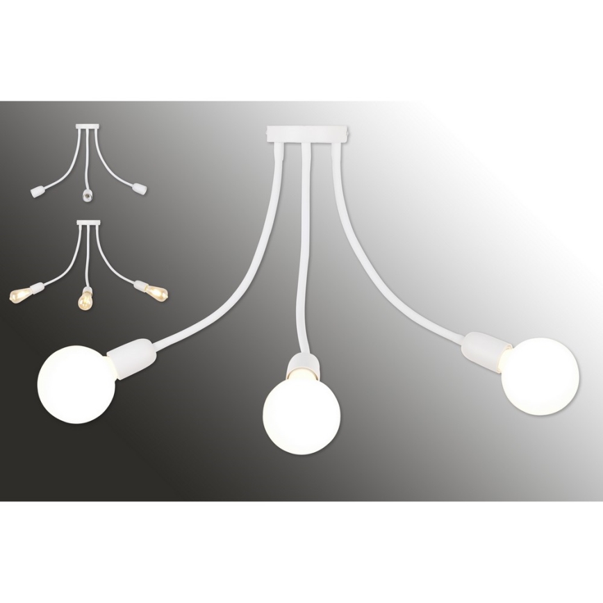 Top Light Galileo 3 B - Pendant chandelier 3xE27/40W/230V