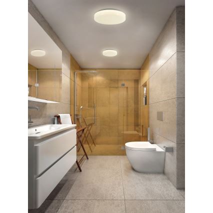 Top Light - LED Bathroom ceiling light TWISTER LED/18W/230V IP44