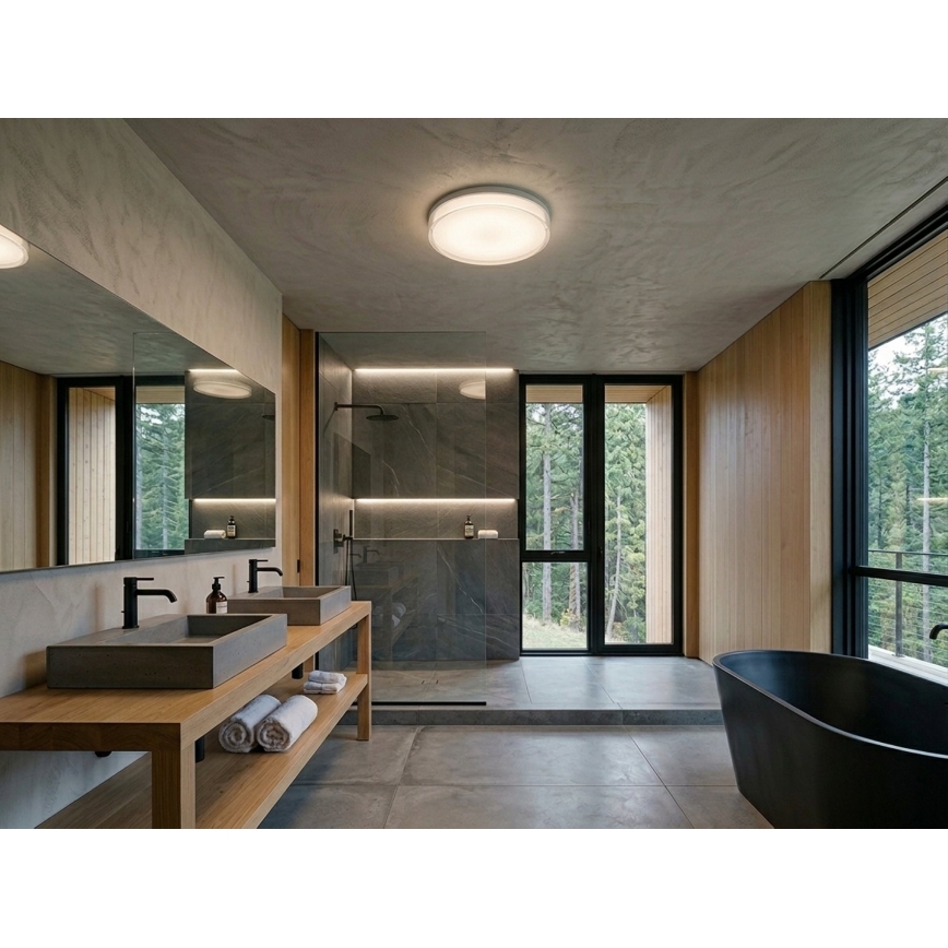 Top Light - LED bathroom ceiling light NEXUS LED/24W/230V 3000/4000/6500K IP44 Ø 28 cm white