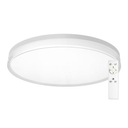 Top Light - Dimmable LED Bathroom Ceiling Light NEXUS LED/55W/230V 3000-6500K IP44 Ø 48 cm white + remote control