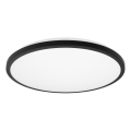 Top Light - LED Bathroom ceiling light ONYX LED/10W/230V IP44 3000/4000/6500K d. 29 cm black