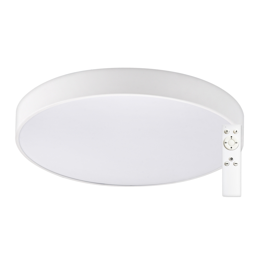 Top Light - LED Dimmable bathroom ceiling light PETAL LED/48W/230V IP44 3000-6500K d. 48 cm white + remote control