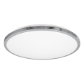 Top Light - LED Bathroom ceiling light SILVER LED/10W/230V IP44 3000/4000/6500K d. 29 cm shiny chrome