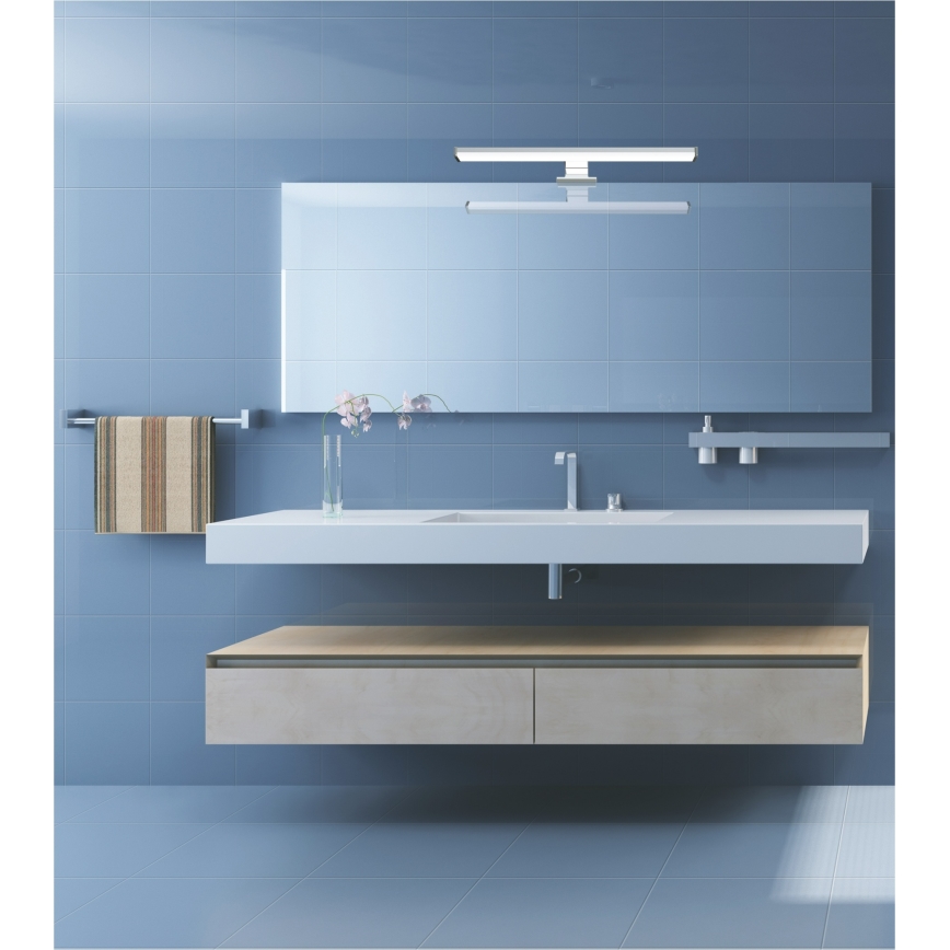 Top Light - LED Bathroom Mirror Light TEXAS MAX LED/12W/230V 3000/4000/6500K IP44 78 cm matte chrome