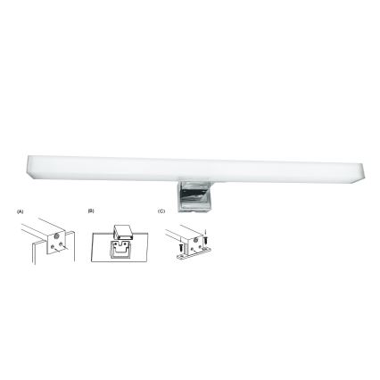 Top Light - LED Bathroom mirror lighting OREGON LED/7W/230V 40 cm IP44