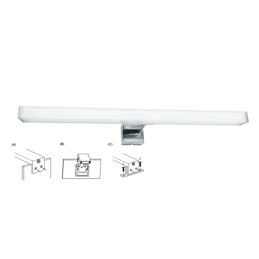 Top Light - LED Bathroom mirror lighting OREGON LED/7W/230V 40 cm IP44