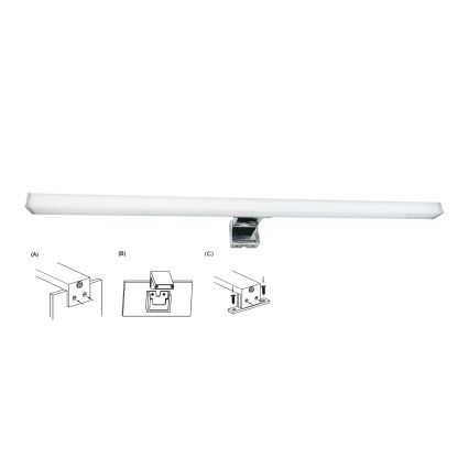 Top Light - LED Bathroom mirror lighting OREGON LED/9W/230V 60 cm IP44
