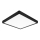 Top Light - LED Ceiling light REVIT LED/24W/230V 3000/4000/6500K 30x30 cm black
