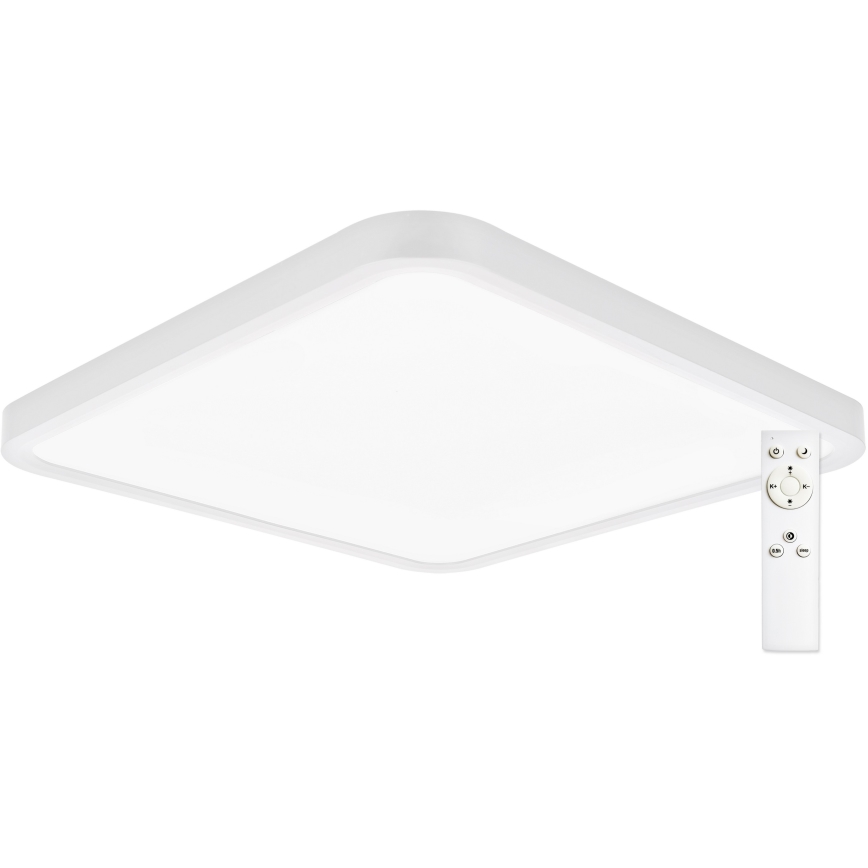 Top Light - LED Dimmable ceiling light REVIT LED/36W/230V 3000-6500K 40x40 cm white + remote control