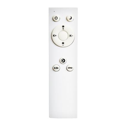 Top Light - LED Dimmable ceiling light REVIT LED/36W/230V 3000-6500K 40x40 cm white + remote control
