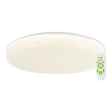 Top Light - LED Dimmable bathroom ceiling light TWISTER LED/51W/230V IP44 + remote control