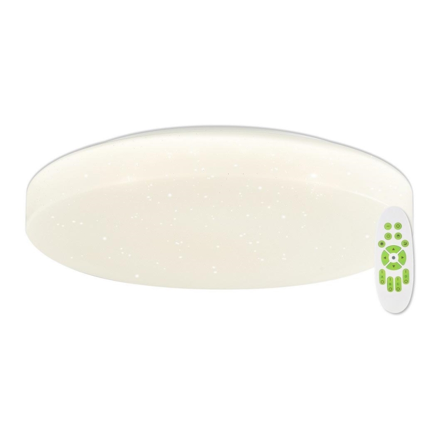 Top Light - LED Dimmable bathroom ceiling light TWISTER LED/51W/230V IP44 + remote control