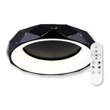 Top Light - LED Dimmable ceiling light APOLO LED/45W/230V black + remote control