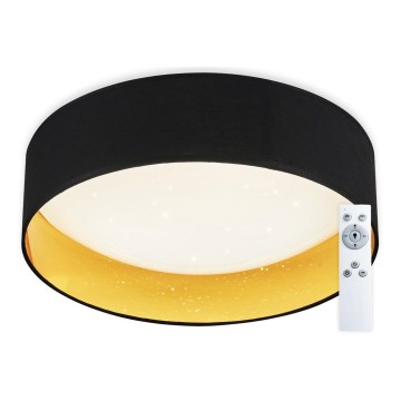 Top Light - LED Dimmable ceiling light IVONA 40C RC LED/24W/230V + remote control black