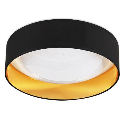 Top Light - LED Dimmable ceiling light IVONA 40C RC LED/24W/230V + remote control black