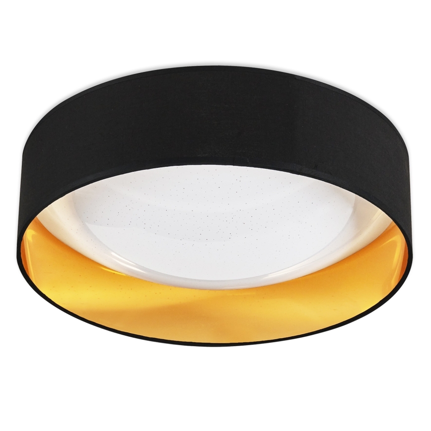 Top Light - LED Dimmable ceiling light IVONA 40C RC LED/24W/230V + remote control black